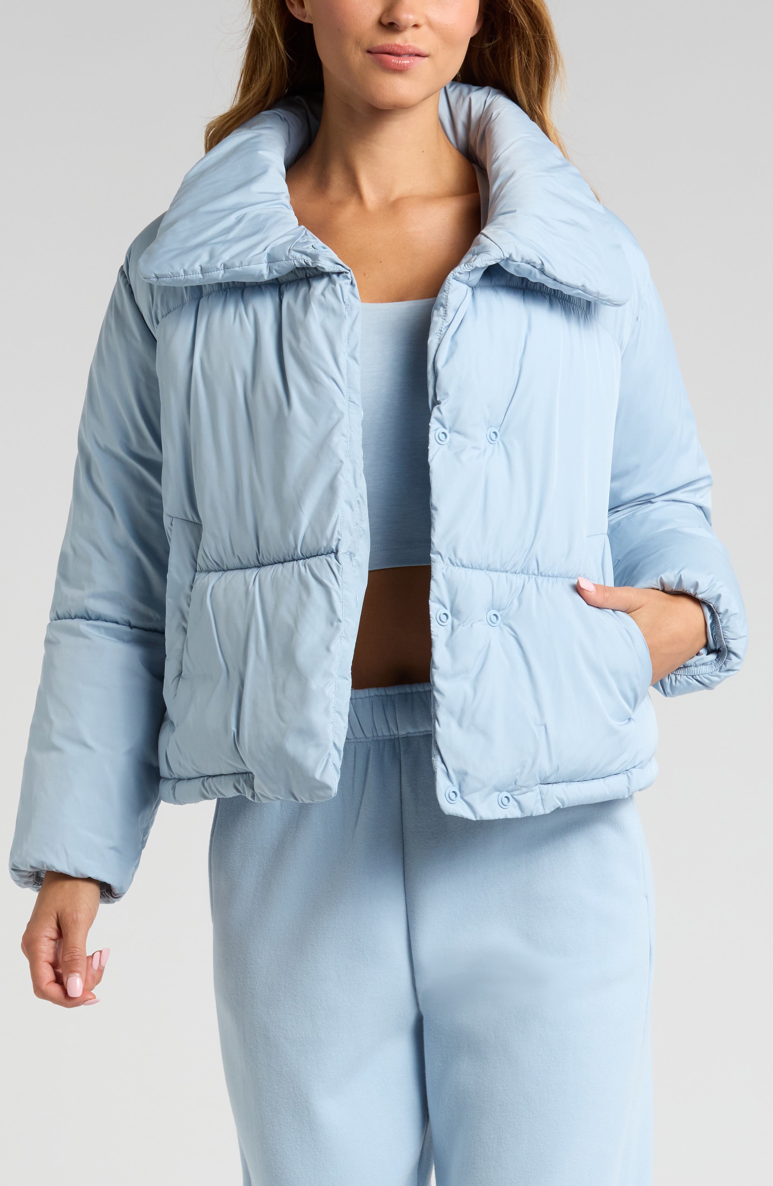 Zella Cozy Cocoon Puffer Jacket