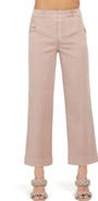 SPANX® Stretch Twill Wide Leg Crop Pants