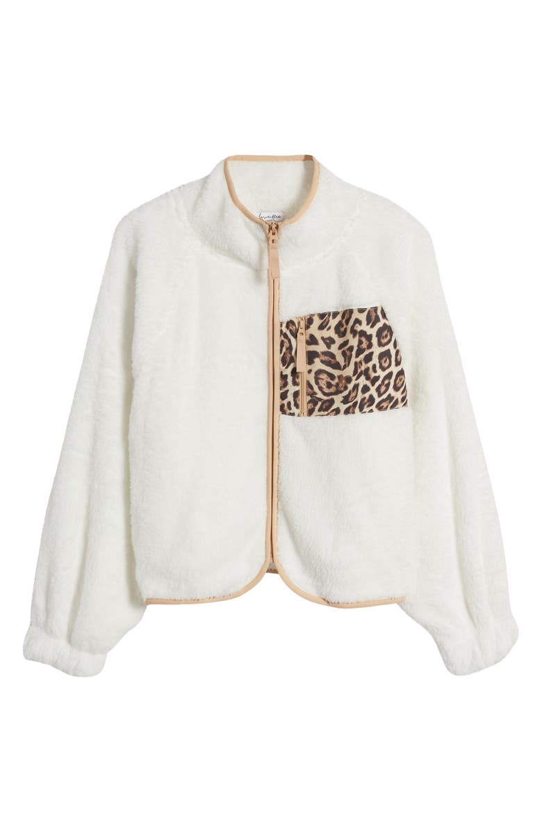 Love, Fire Faux Shearling Zip Jacket, Alternate, color,