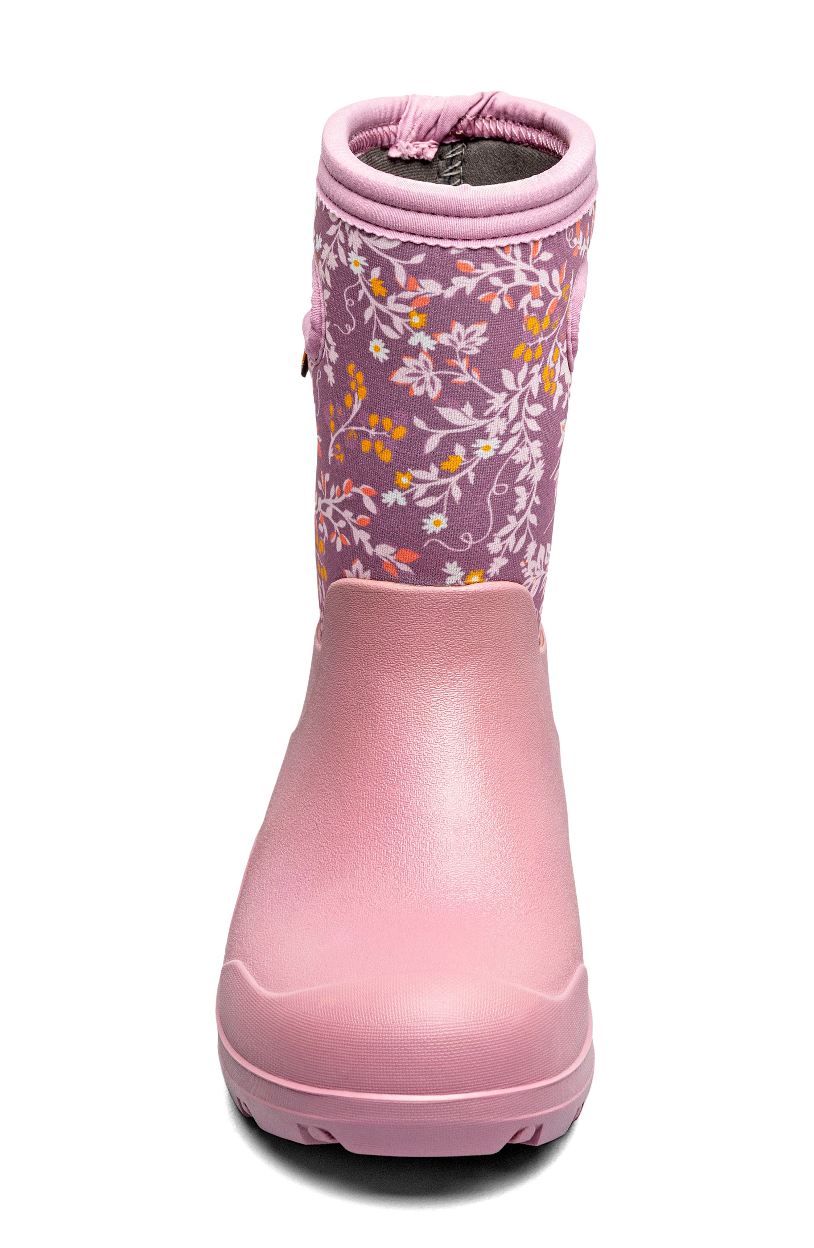 Kids' York Seamless Demure Floral Waterproof Rain Boot, Alternate, color, PINK