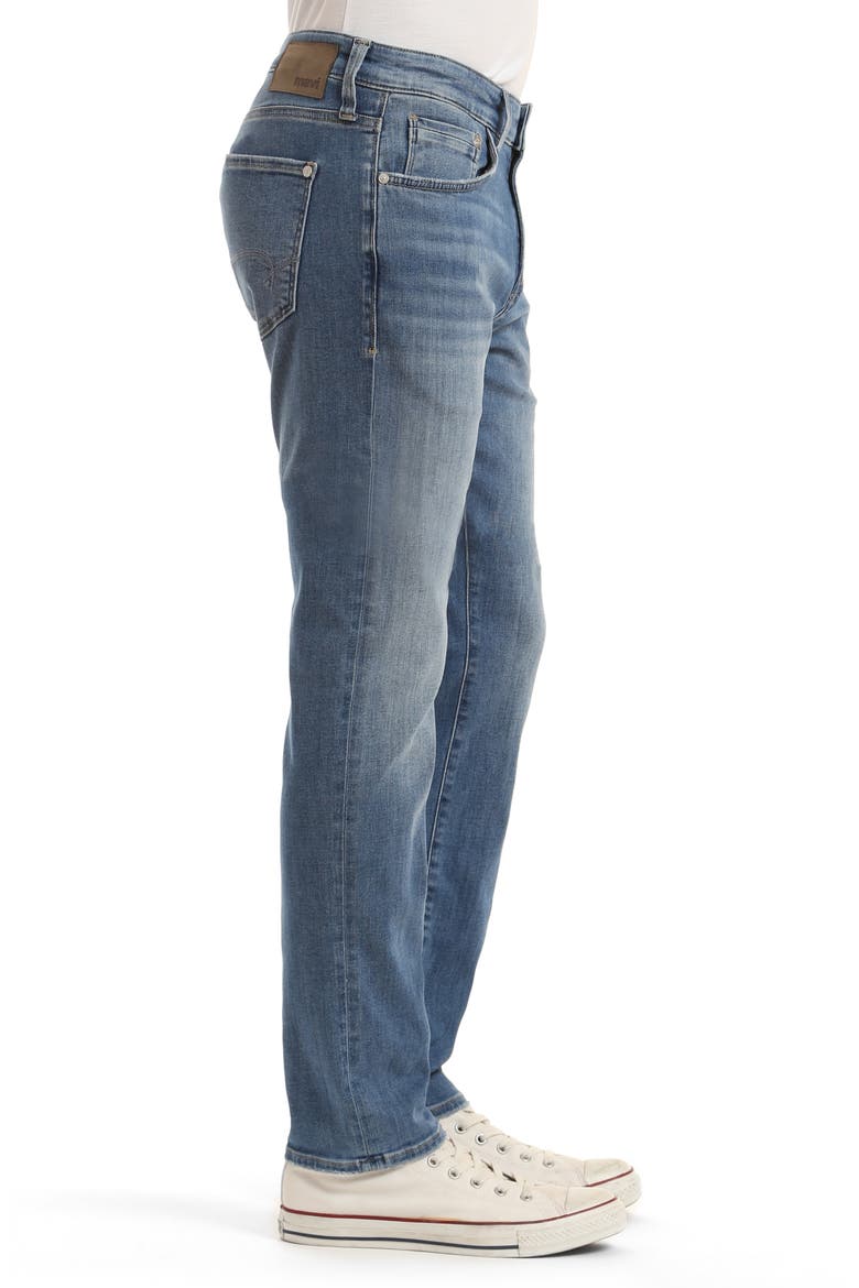 Matt Relaxed Straight Fit Jeans, Alternate, color, LIGHT BRUSHED FEATHER BLUE