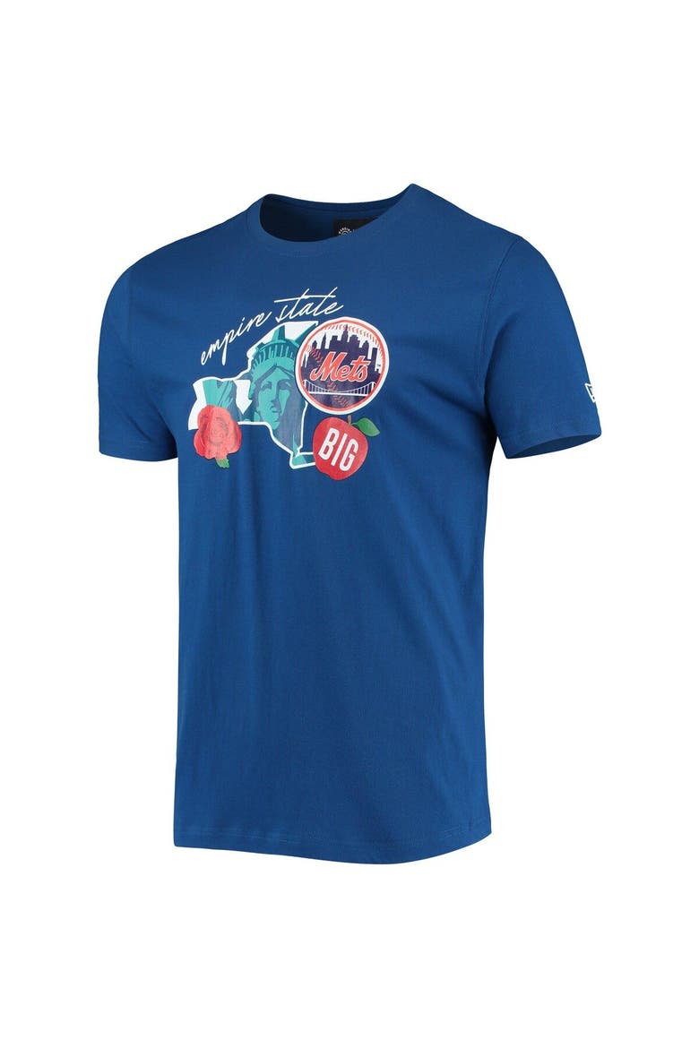Men's New Era Royal New York Mets City Cluster T-Shirt, Alternate, color, Royal