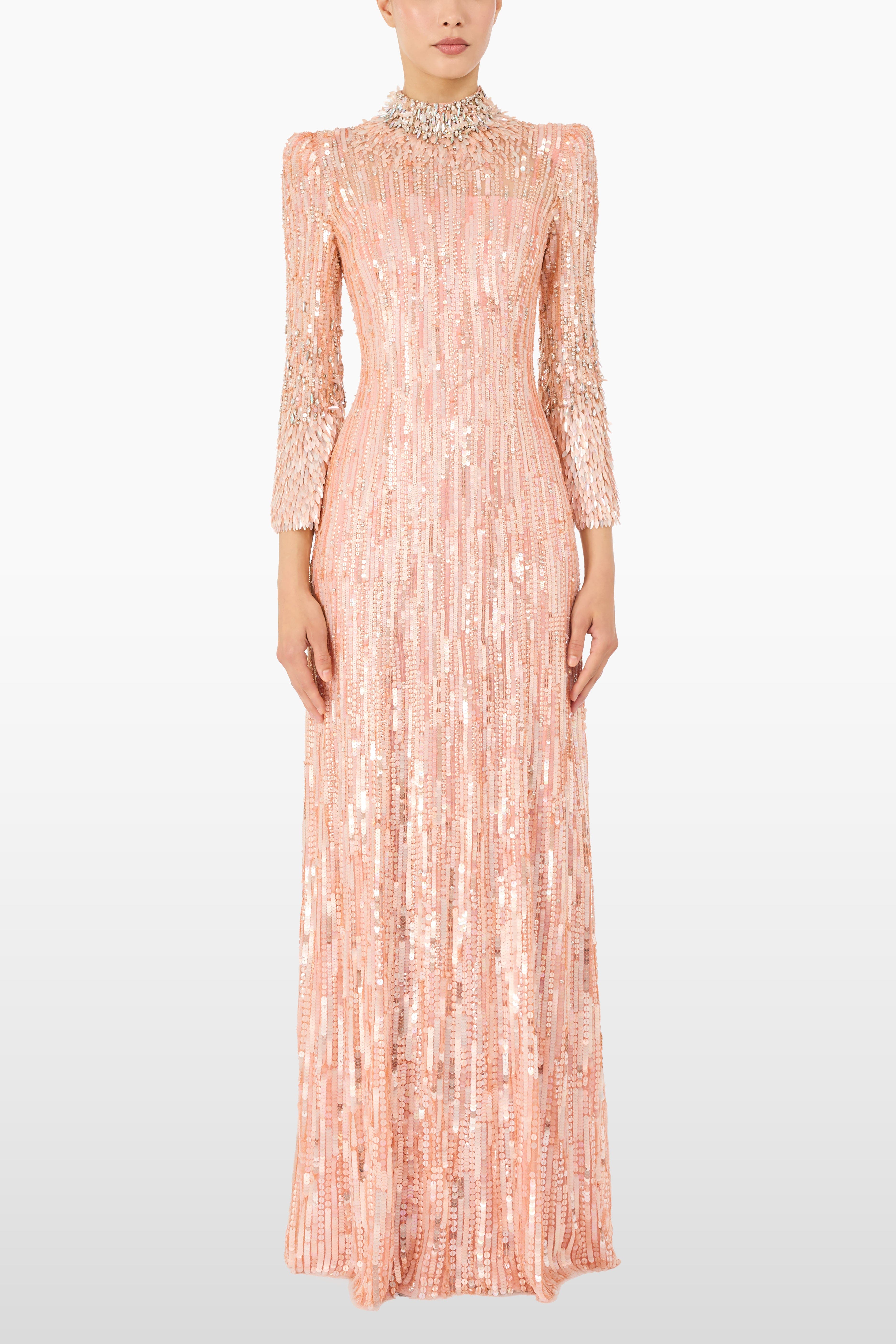 Memphis Sequin-Embellished Maxi Dress - image 4