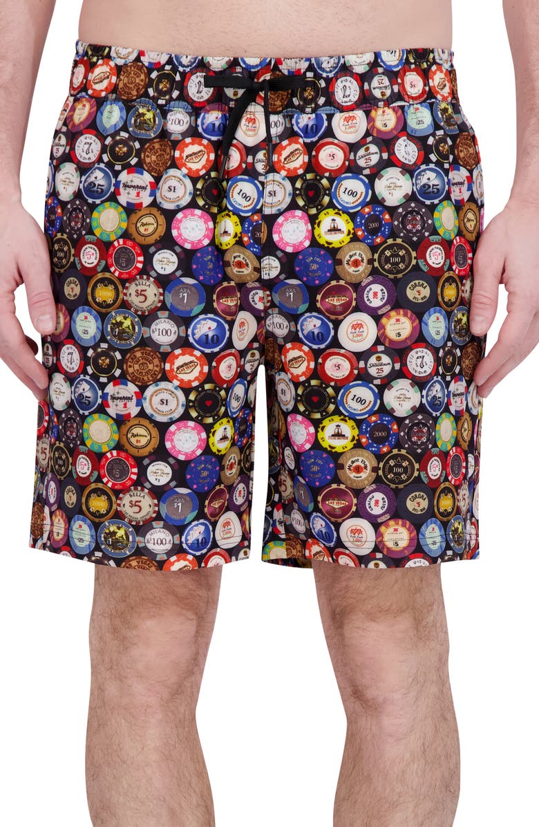 Robert Graham Quickdry Boxer Board Shorts, Main, color, 
