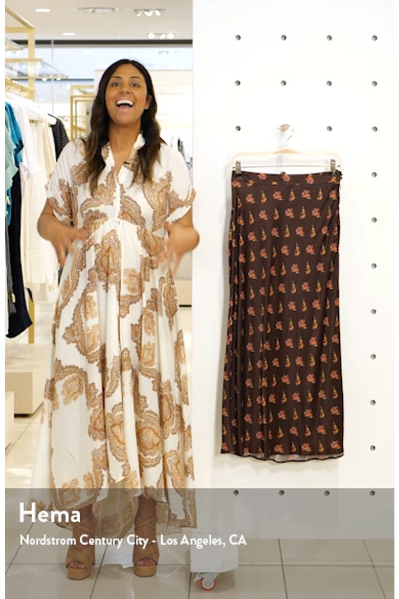 Midi Slip Skirt (Nordstrom Exclusive) video
