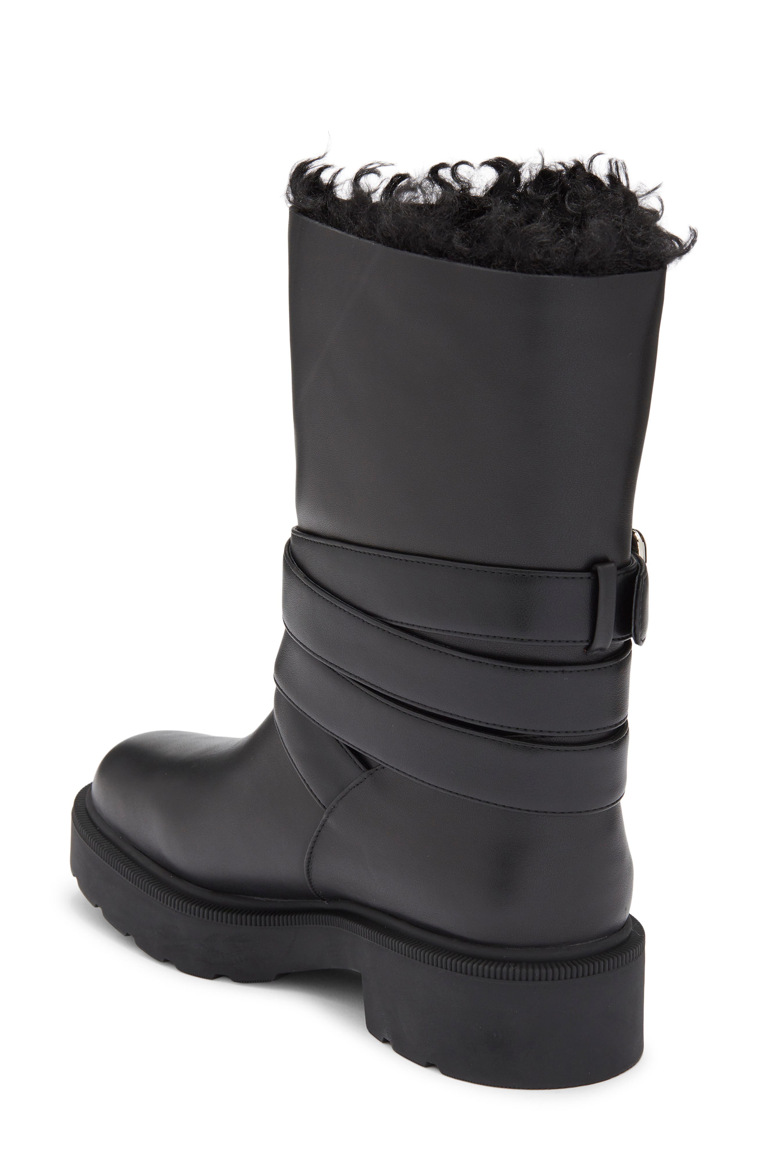 Jeffrey Campbell Bundled Biker Boot, Alternate, color, Black Combo