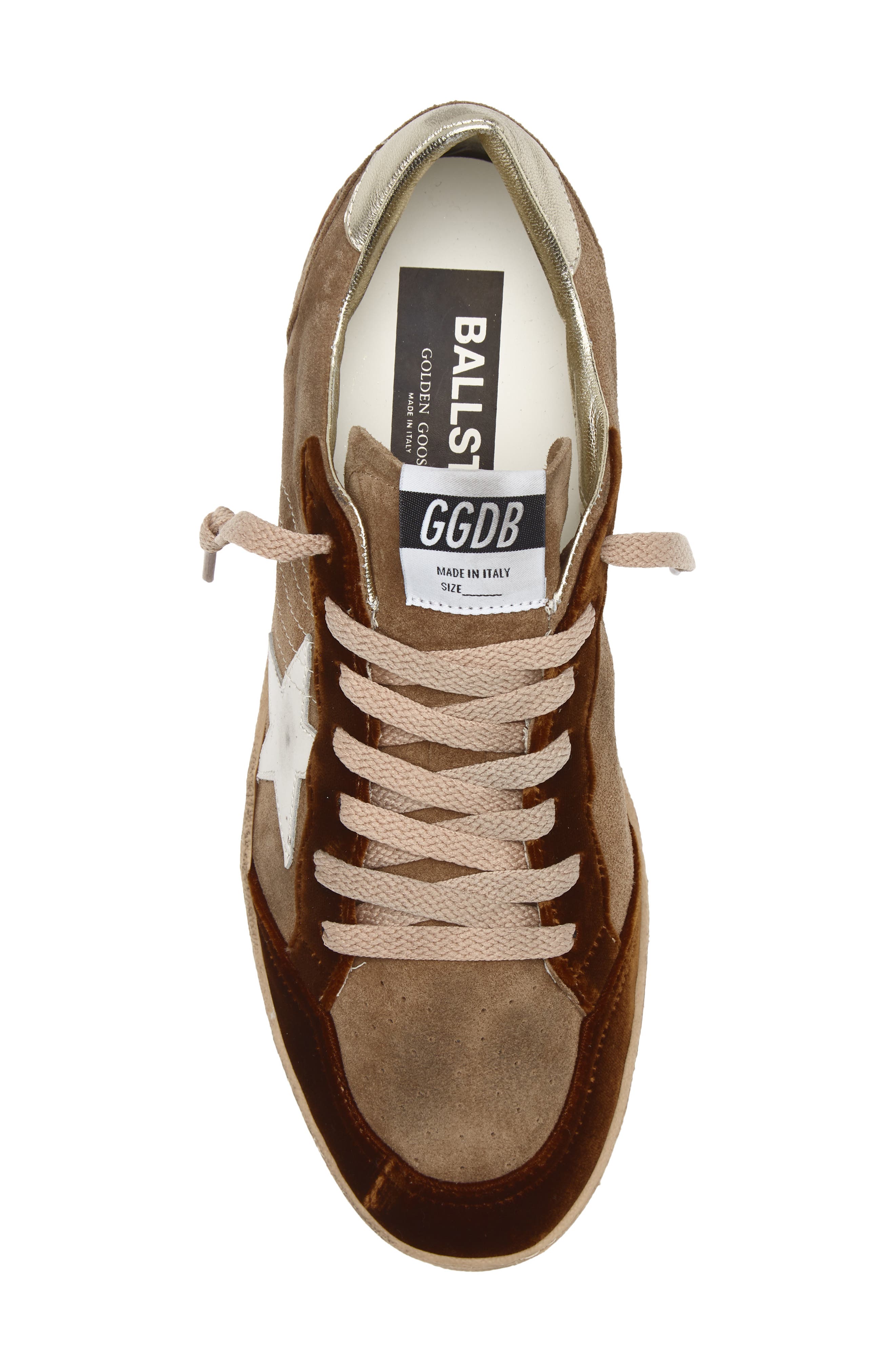 Golden Goose Ball Star Low Top Sneaker, Alternate, color, Tabacco/ Cognac/ Milk