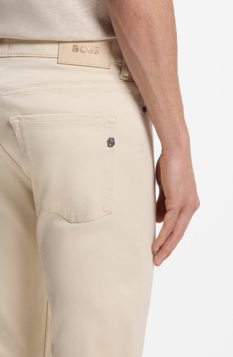BOSS Delaware Slim Fit Stretch Jeans, Alternate, color, Open White