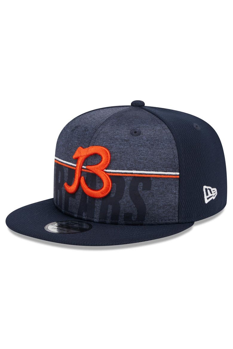 Men's New Era Navy Chicago Bears 2023 NFL Training Camp Secondary Logo 9FIFTY Snapback Hat, Main, color, Navy