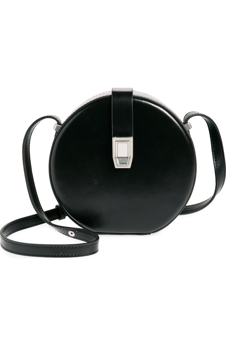 rag & bone Max Circular Leather Crossbody Bag, Main, color,