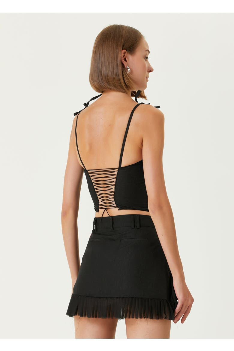 Your *Itch Corded Top, Alternate, color, Black