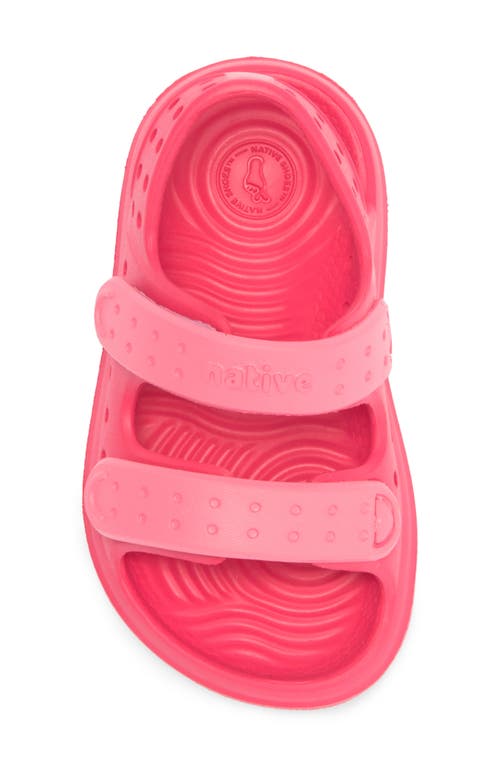 Native Shoes Chase Sugarlite Slingback Sandal In Popisicle Pink/flamingo Pink