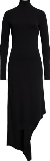 Michael Kors Collection Handkerchief Hem Long Sleeve Knit