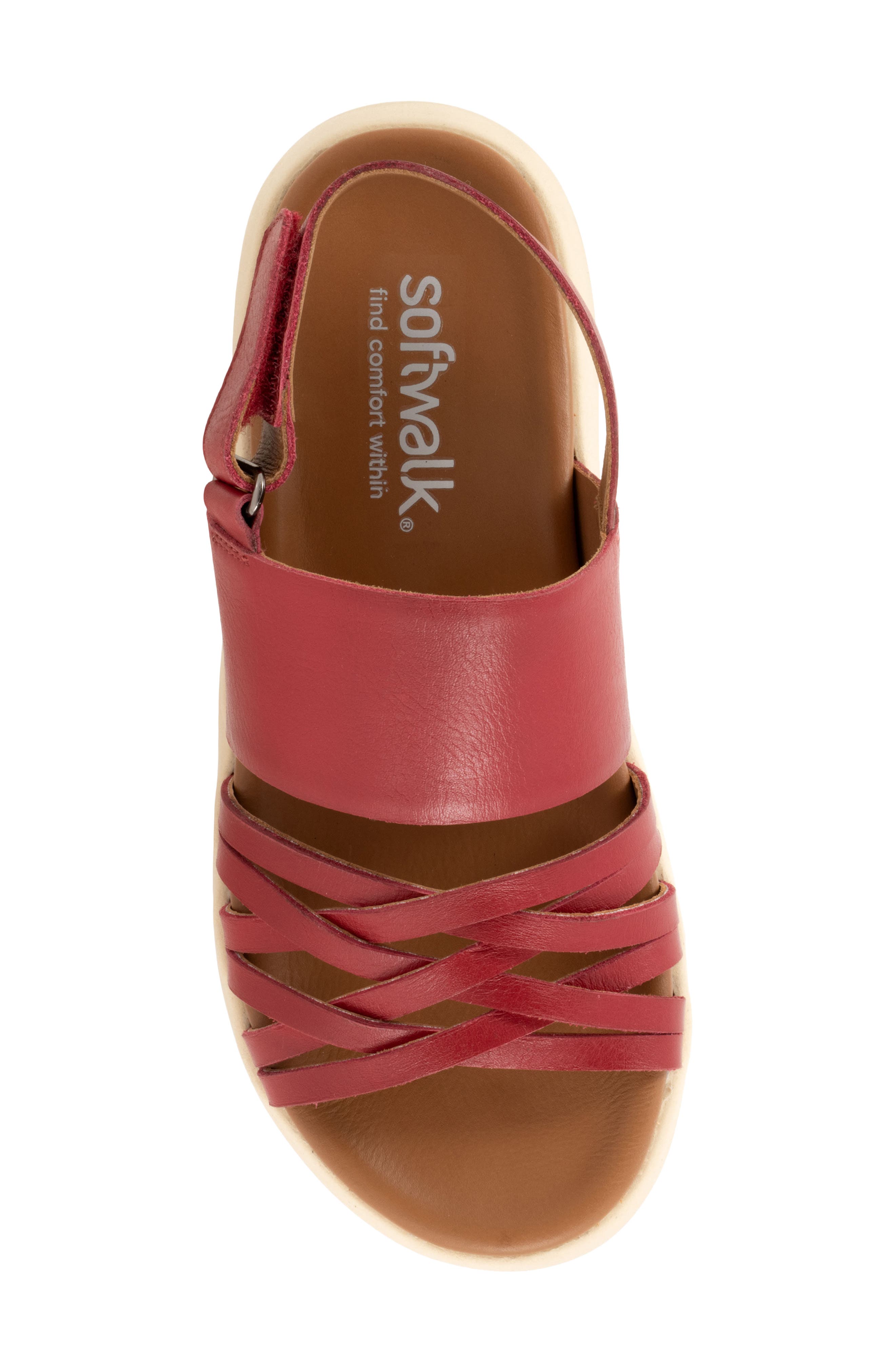 Jewell Slingback Platform Sandal, Alternate, color, RED
