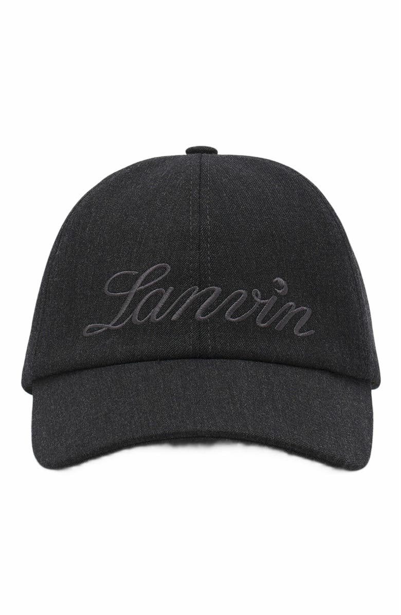 Lanvin Script Wool Cap, Main, color,