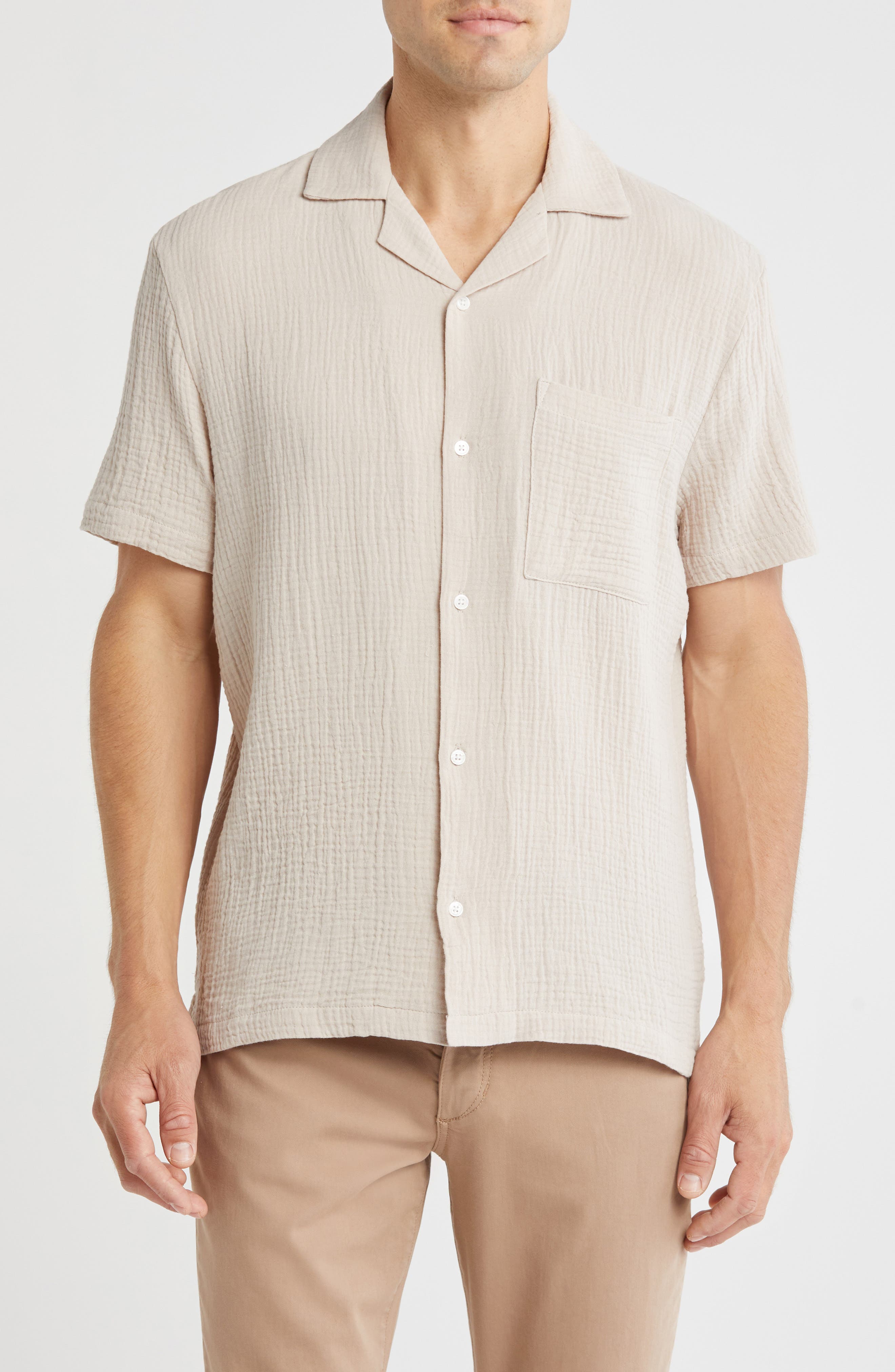 Joe's Cotton Gauze Camp Shirt
