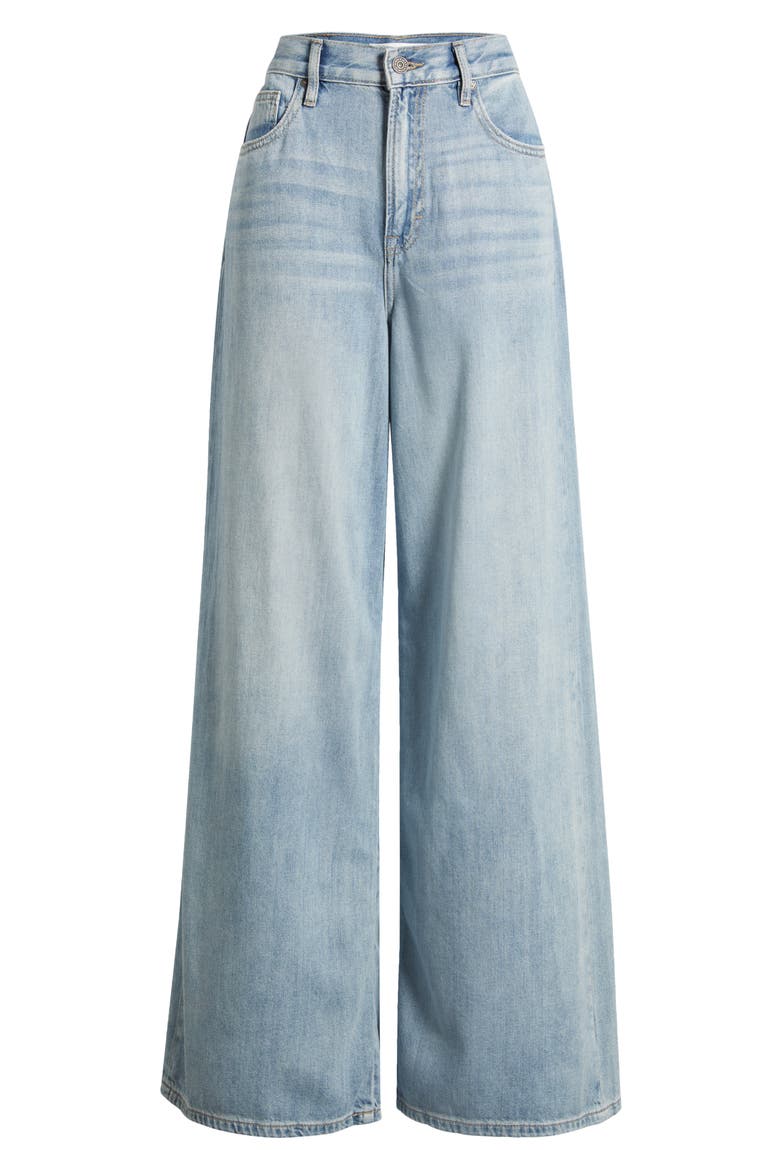 Clean Super Wide Leg Jeans, Alternate, color, LIGHT WASH