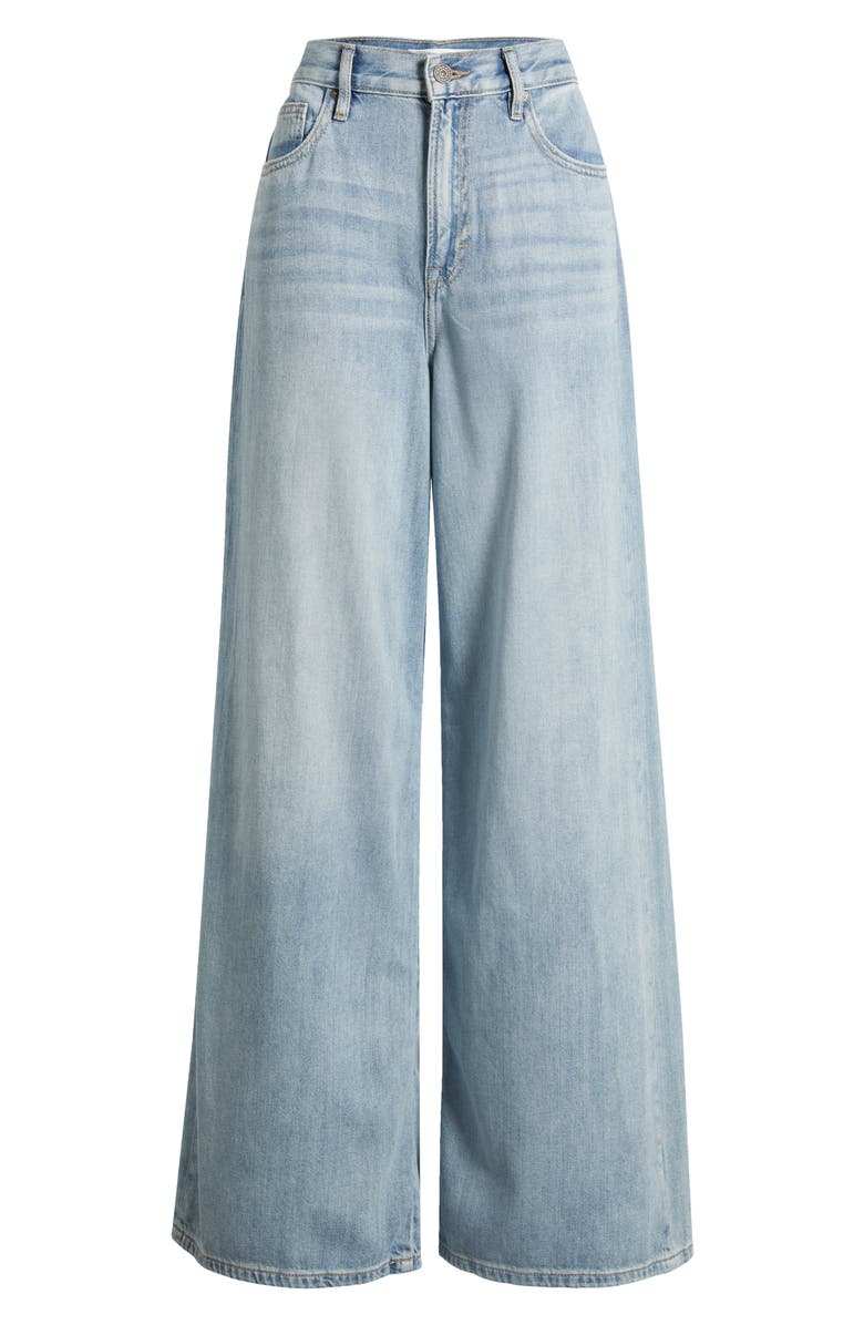 HIDDEN JEANS Clean Super Wide Leg Jeans, Alternate, color, Light Wash