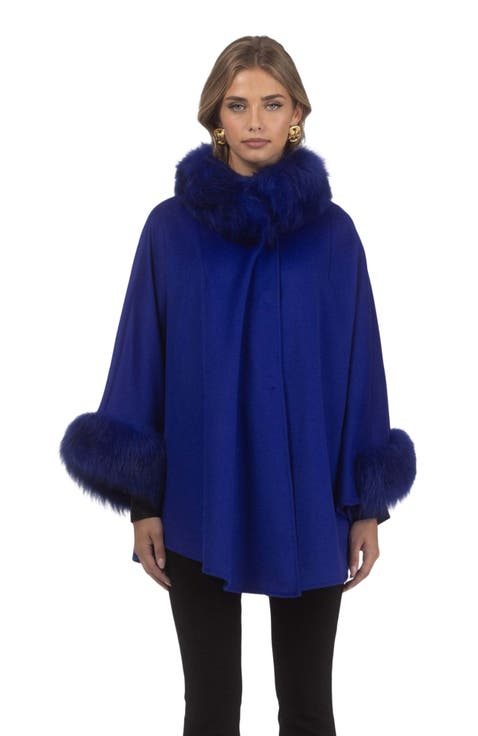Wool And Cashmere Cape