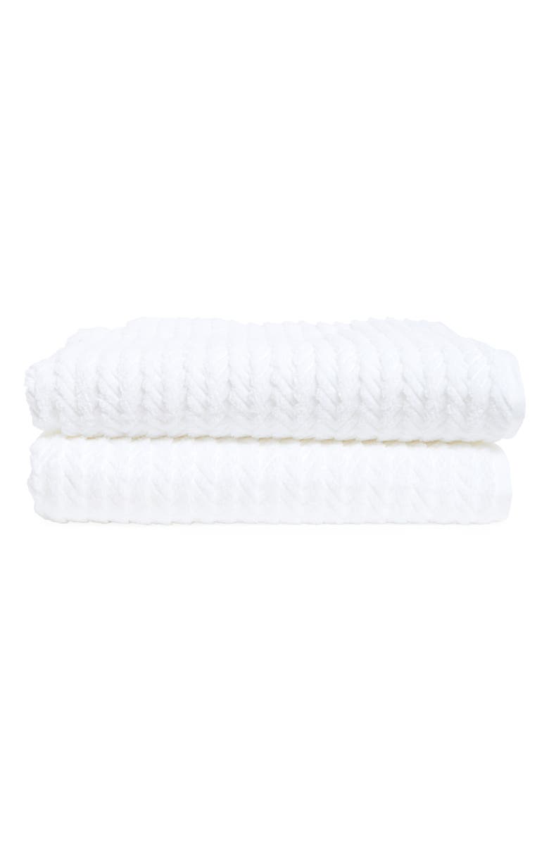 Matouk Seville Cotton Tub Mat, Main, color, White