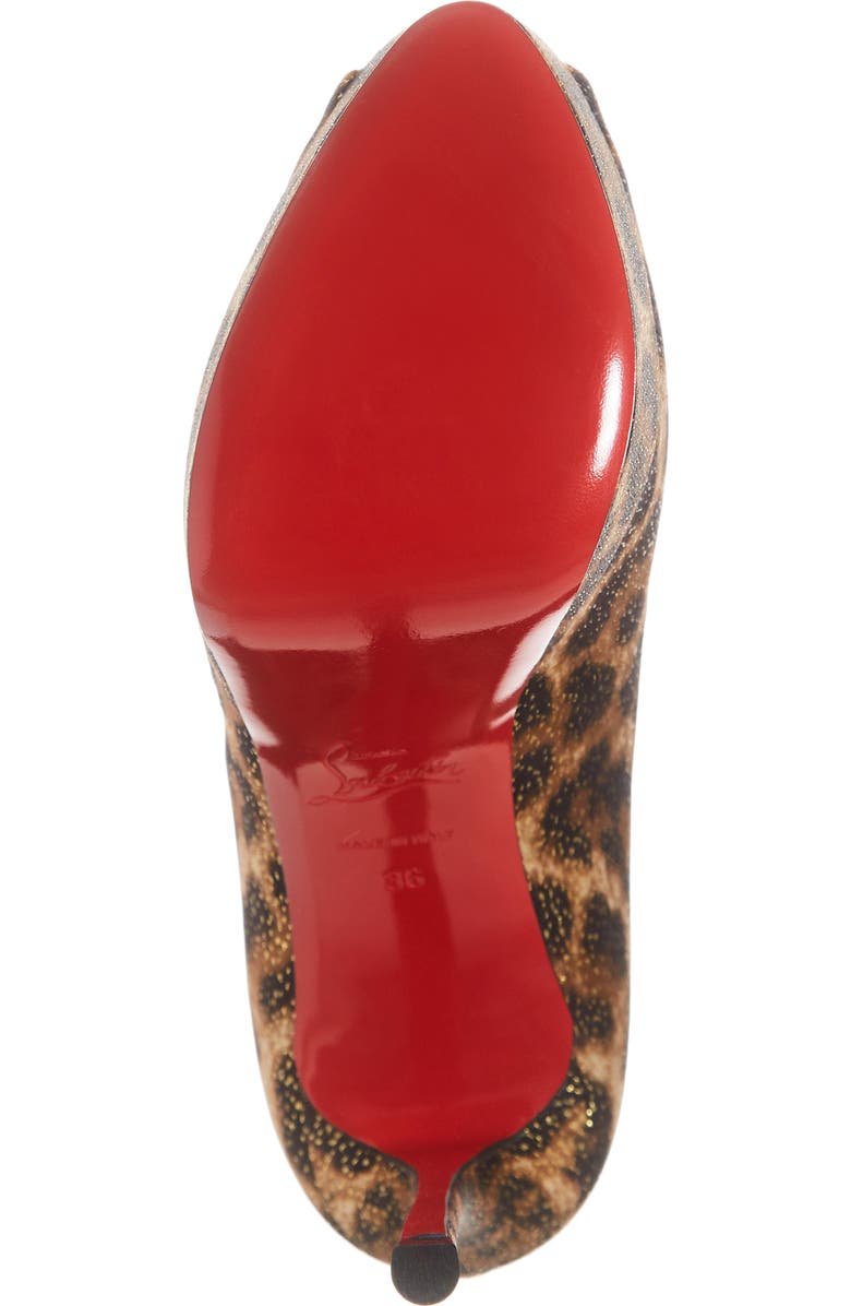 Christian Louboutin Feetish Peep Toe Platform Pump, Alternate, color,