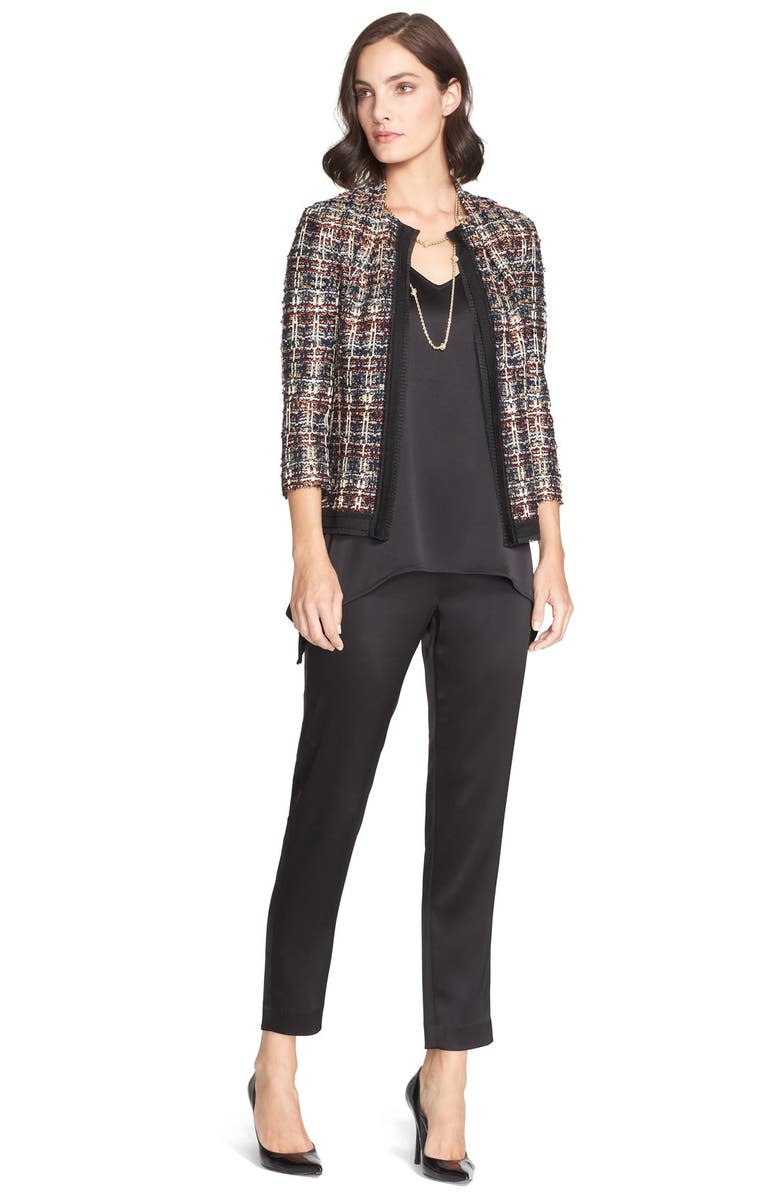 St. John Collection Opulent Tweed Jacket, Alternate, color,