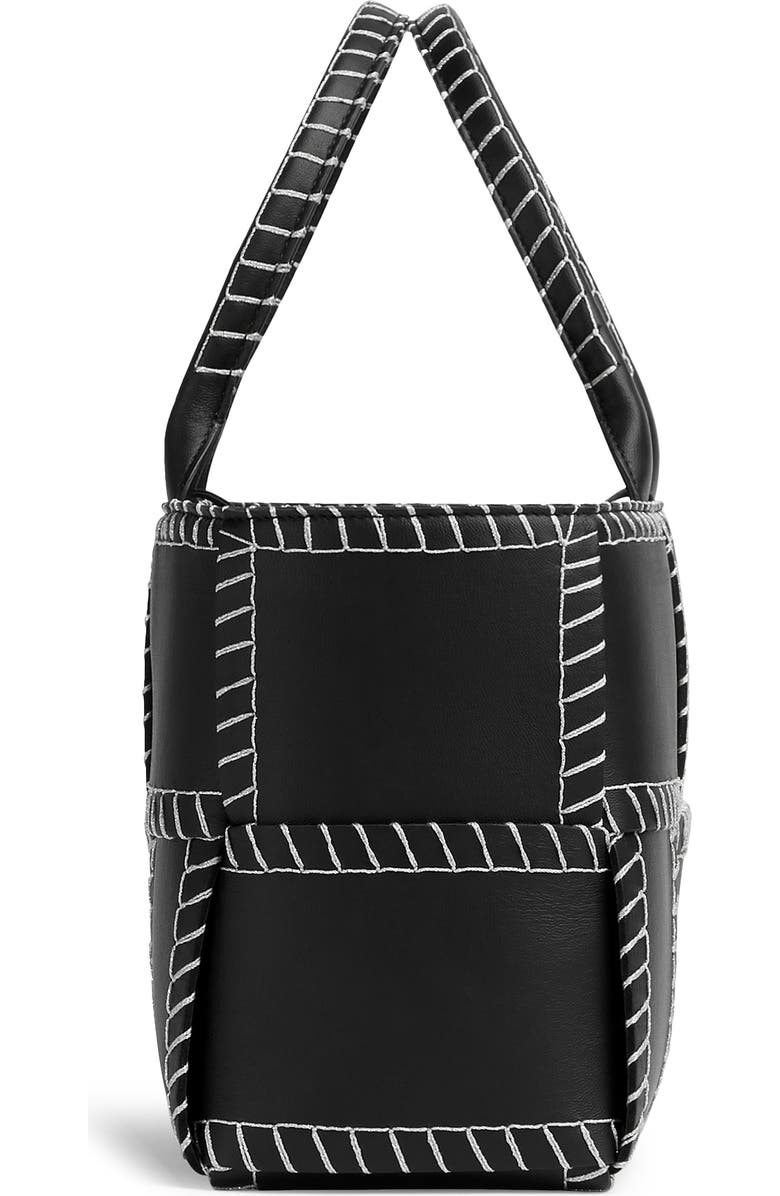 Bottega Veneta Small Intrecciato Topstitch Leather Tote, Alternate, color,