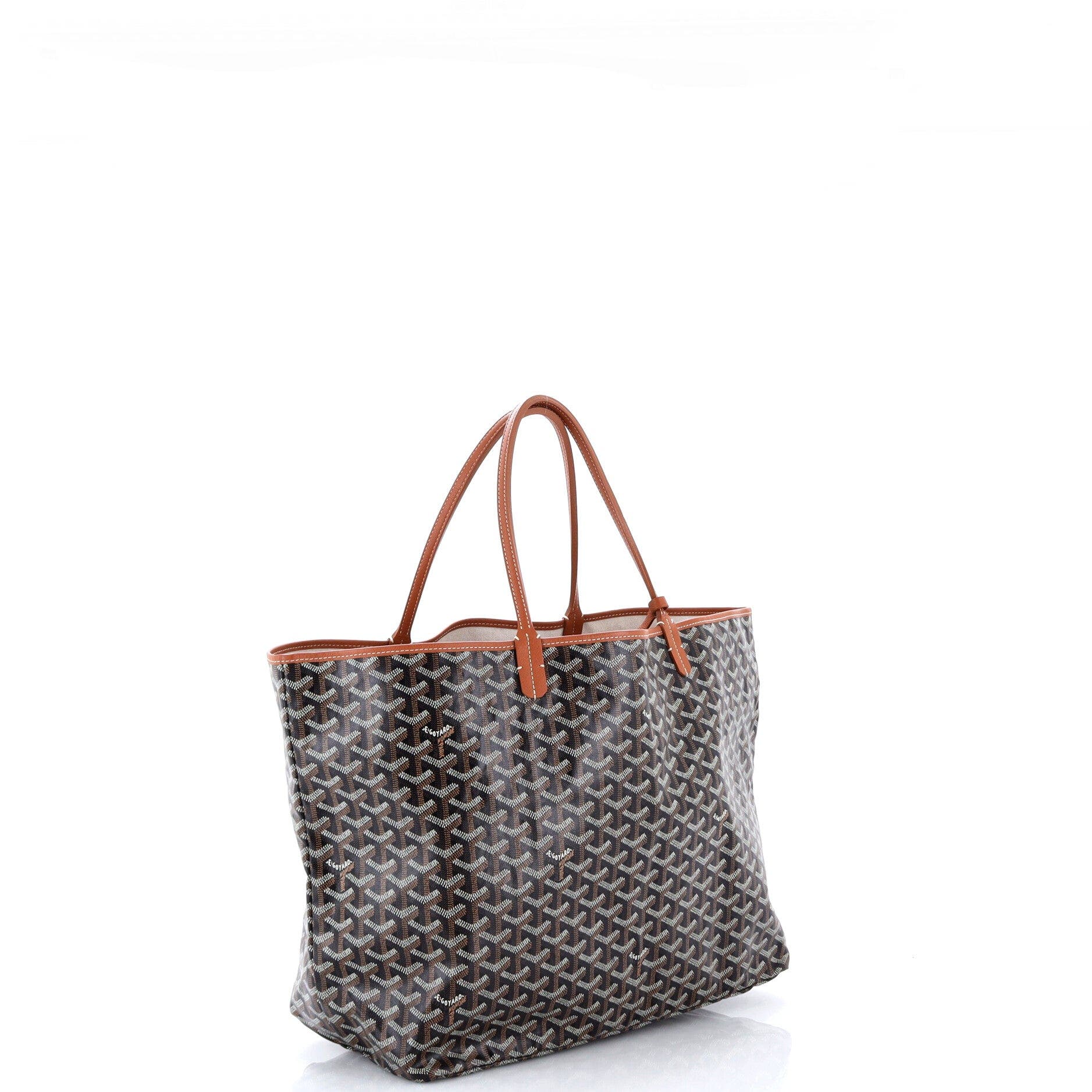 Saint Louis Tote Claire Voie Coated Canvas GM, Alternate, color, Brown