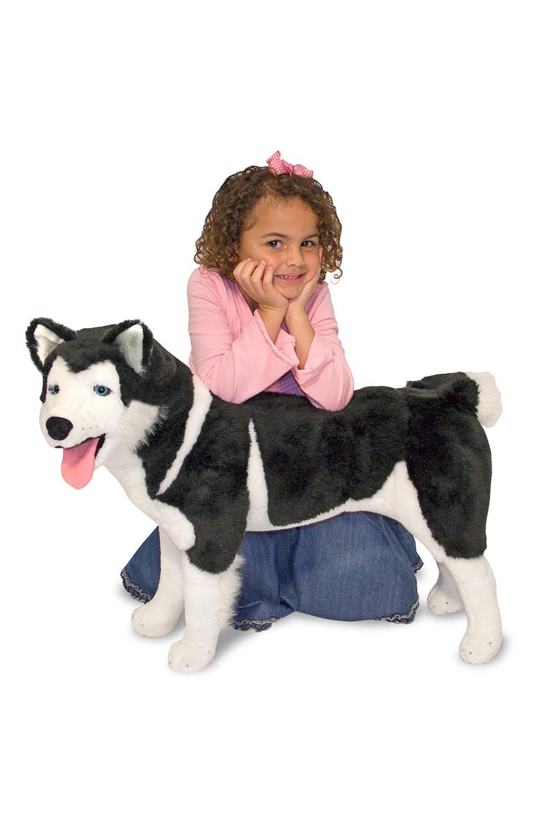 Melissa & Doug Oversize Plush Husky Dog, Alternate, color,