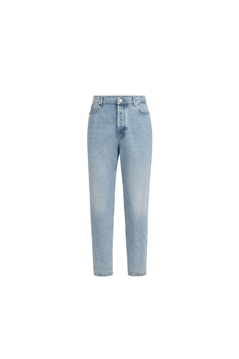 Denim iconic fit five-pocket trousers, Alternate, color, Light Denim