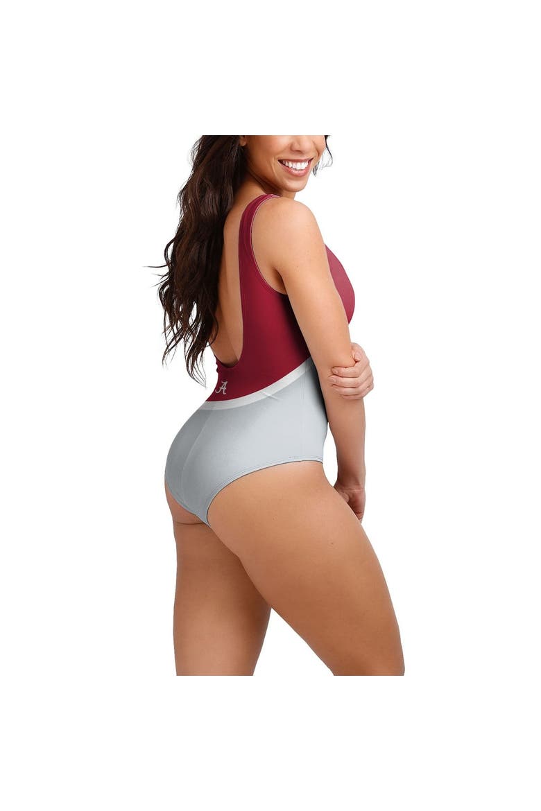 Women's FOCO Crimson Alabama Crimson Tide One-Piece Bathing Suit, Alternate, color, Crimson