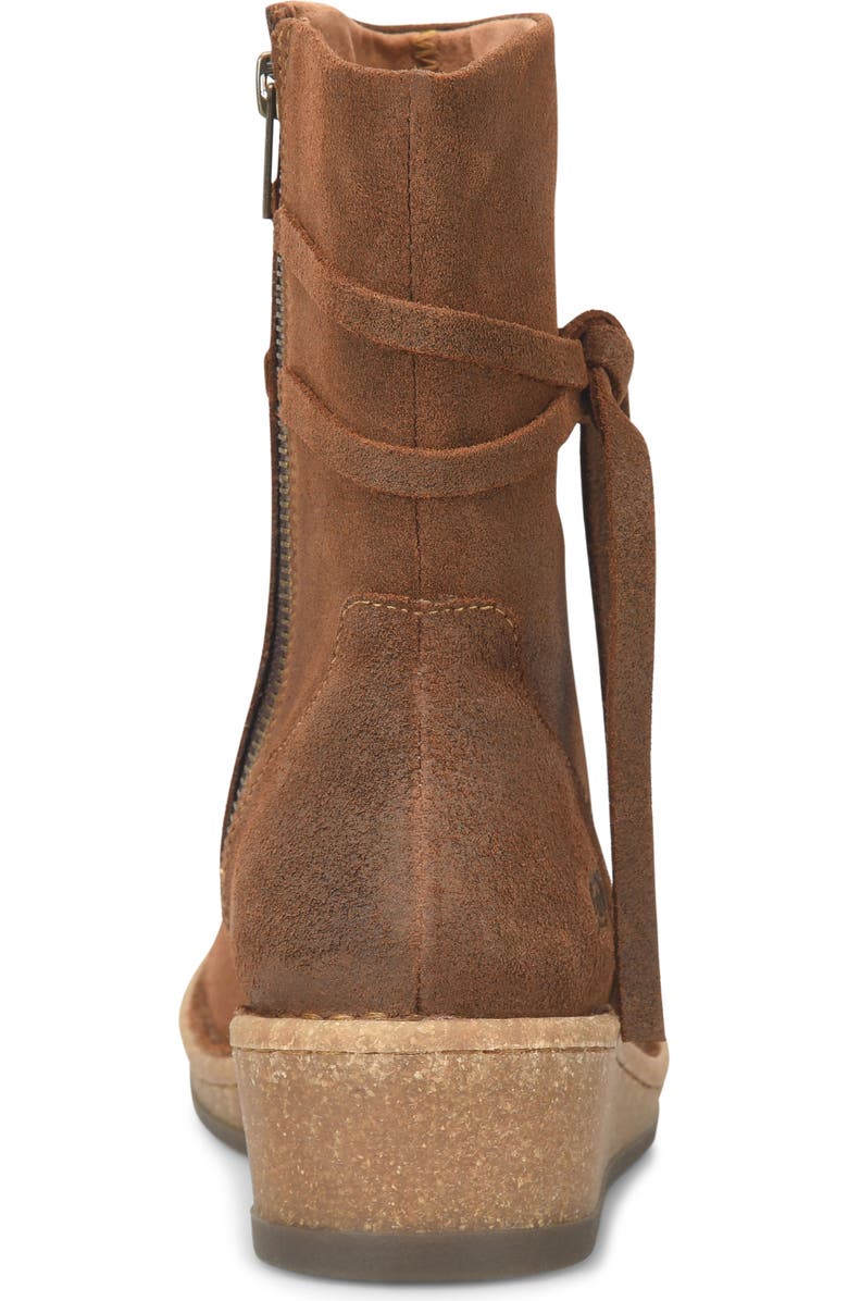 Børn Vinton Side Tie Boot, Alternate, color, Brown Distressed