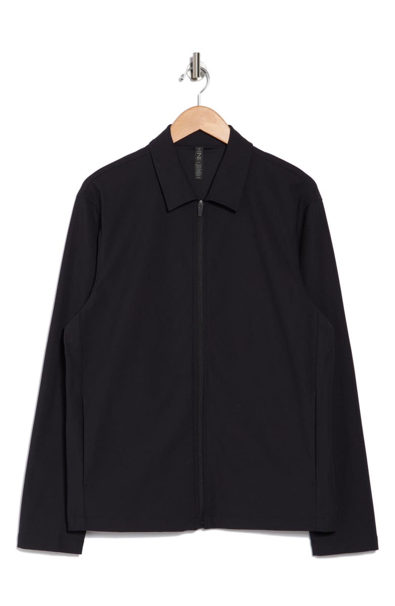 Z by Zella Freemont Hybrid Jacket, Alternate, color, Black Caviar