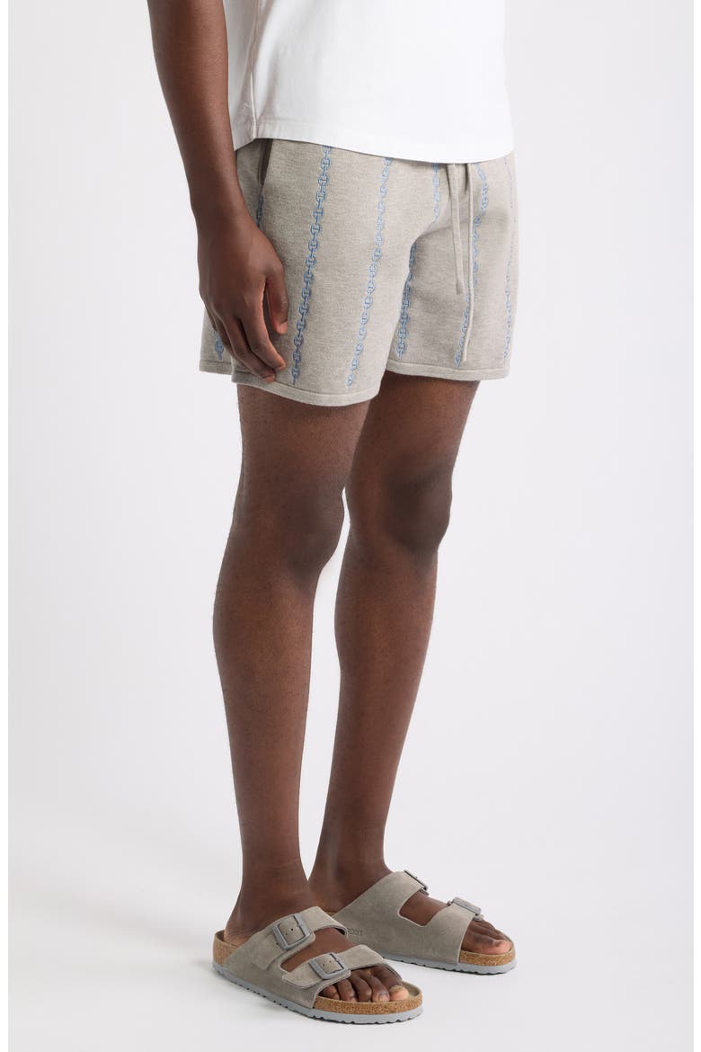 Rode Stripe Shorts, Alternate, color, GRAY