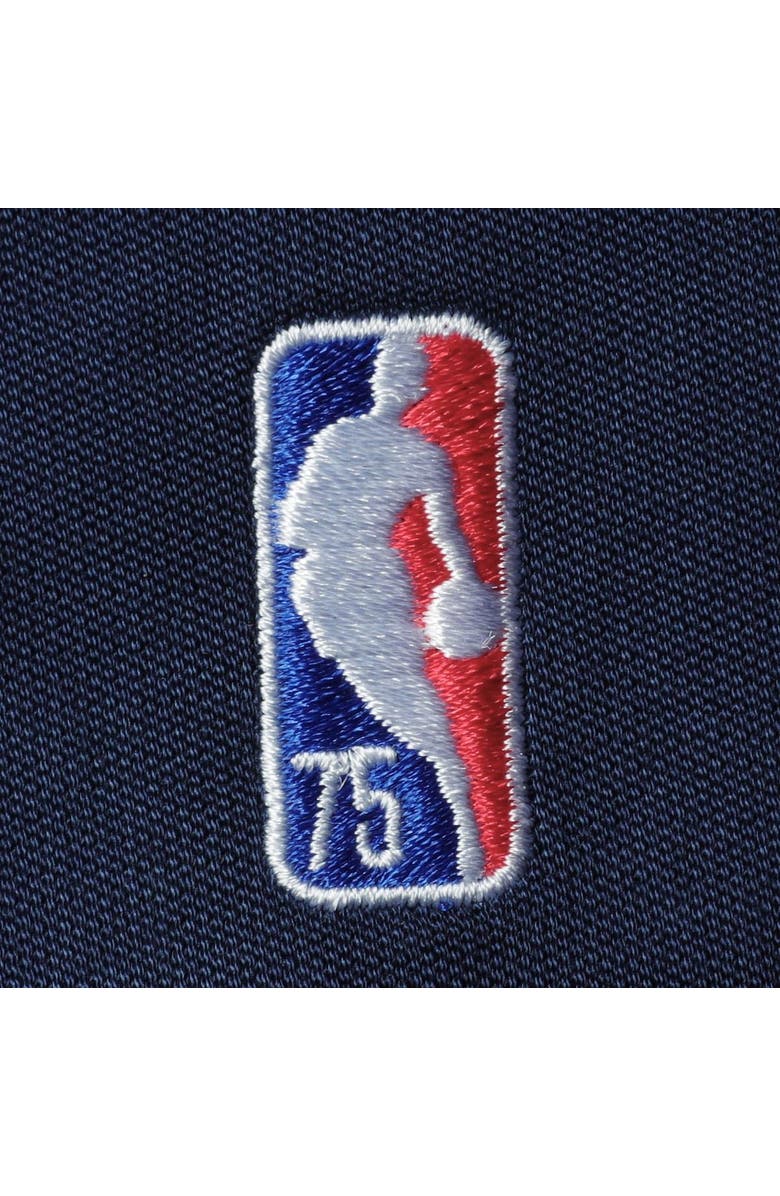Nike Men's Nike Navy NBA 75th Anniversary Coaches Courtside Full-Snap Jacket, Alternate, color, 