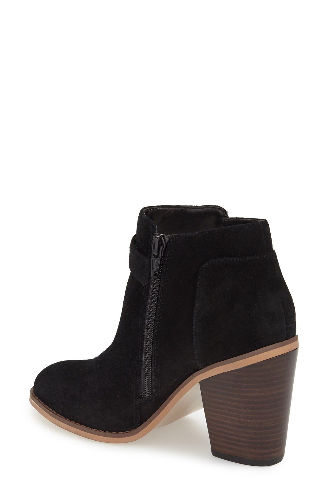 'Lyriq' Bootie (Women), Alternate, color, BLACK SUEDE