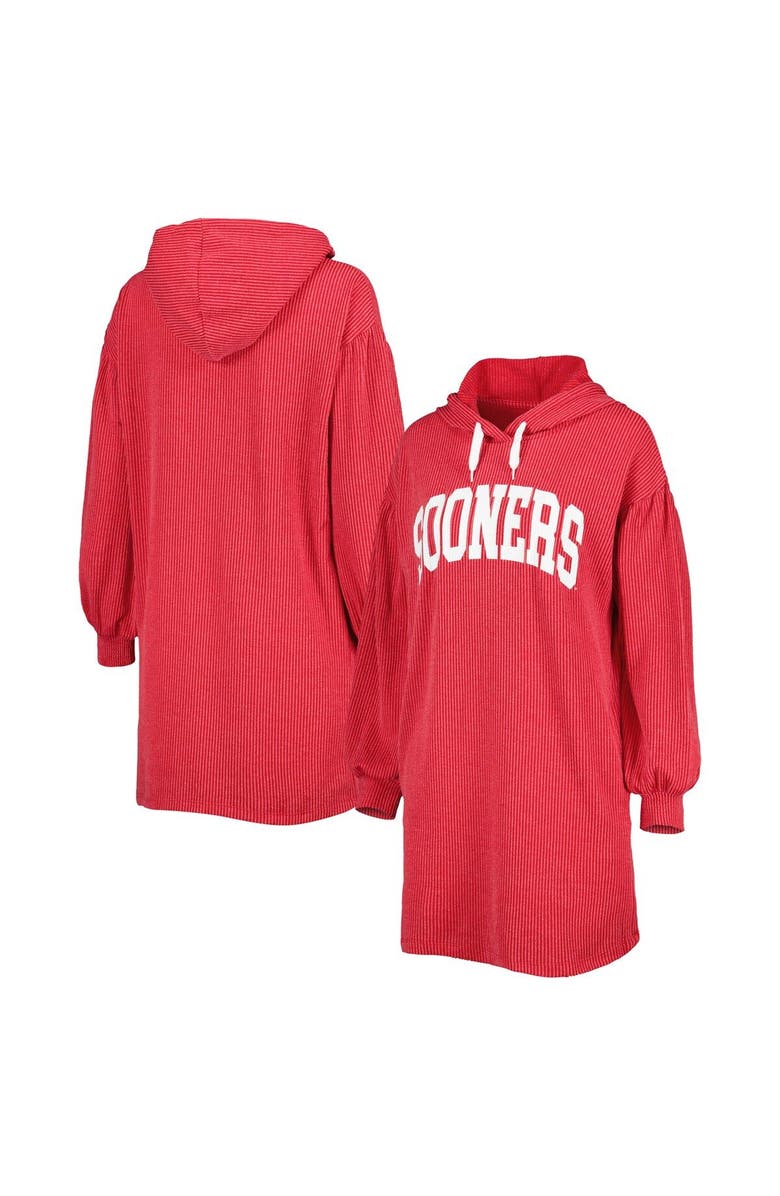 GAMEDAY COUTURE Women's Gameday Couture Crimson Oklahoma Sooners Game Winner Vintage Wash Tri-Blend Dress, Main, color, Crimson