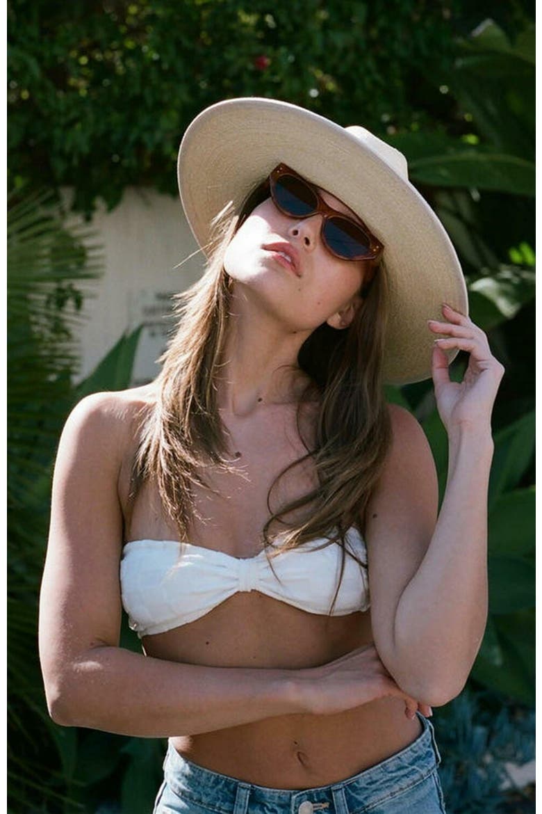 Toluca Rancher Straw Hat, Alternate, color, Sand