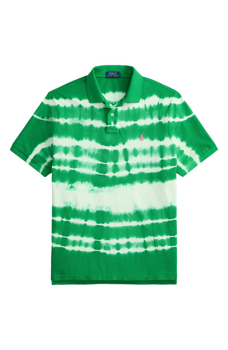Polo Ralph Lauren Classic Fit Tie Dye Cotton Piqué Polo, Alternate, color, Stem Multi