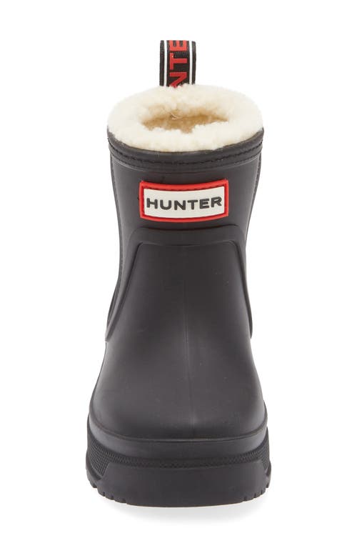 Hunter Kids' Gracey Insulated Waterproof Rain Boot In Black
