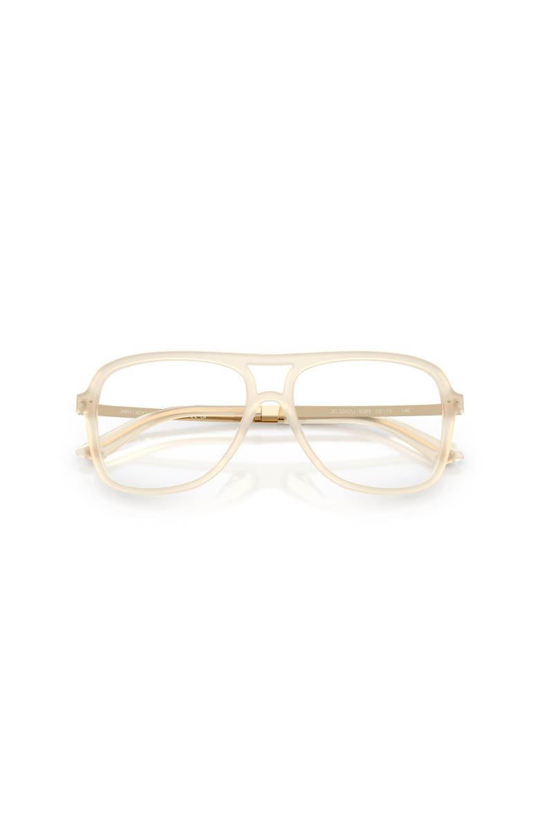 Jimmy Choo 53mm Pilot optical glasses, Alternate, color, Yellow