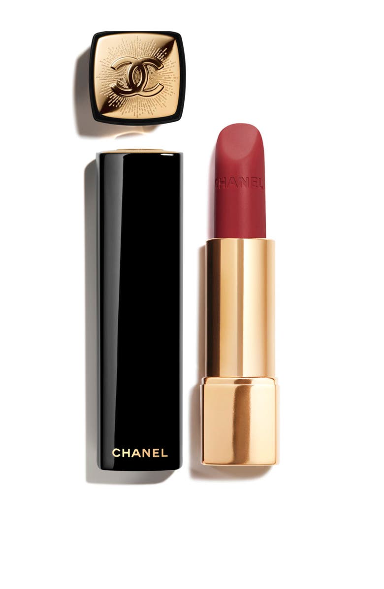 CHANEL ROUGE ALLURE VELVET Luminous Matte Lip Colour, Main, color, 58 Rouge Vie