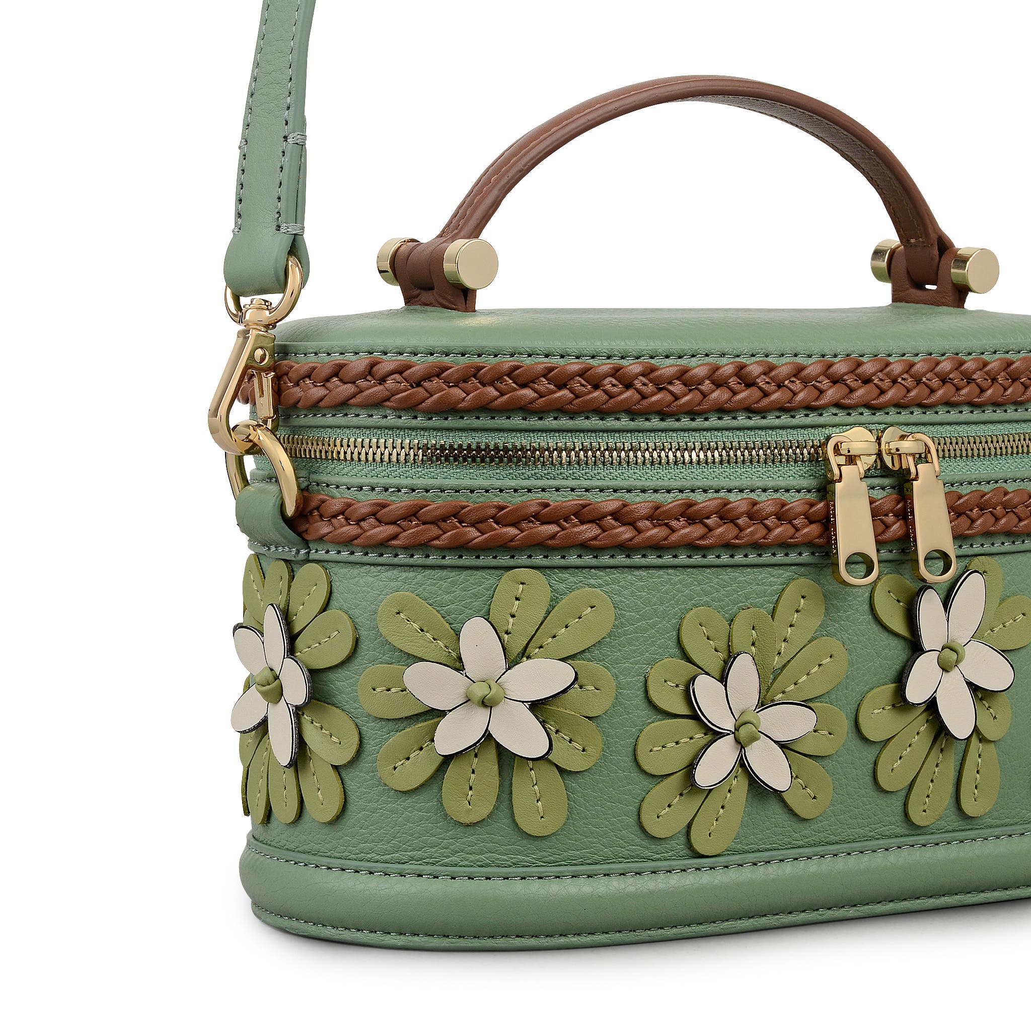 Radley Lunar New Year Small Zip Around Crossbody Bag, Alternate, color, Pistachio