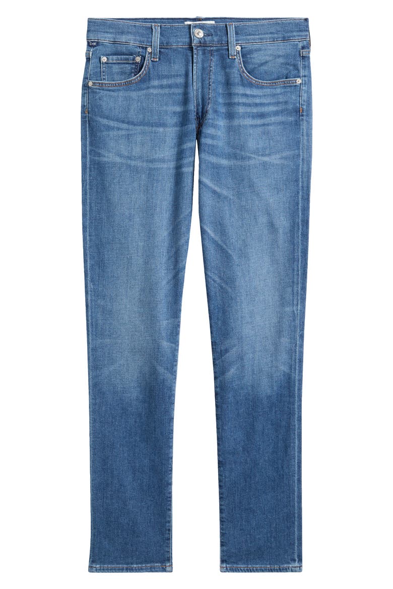 London in Milestone Slim Fit Jeans, Alternate, color, MILESTONE DK VINT IND