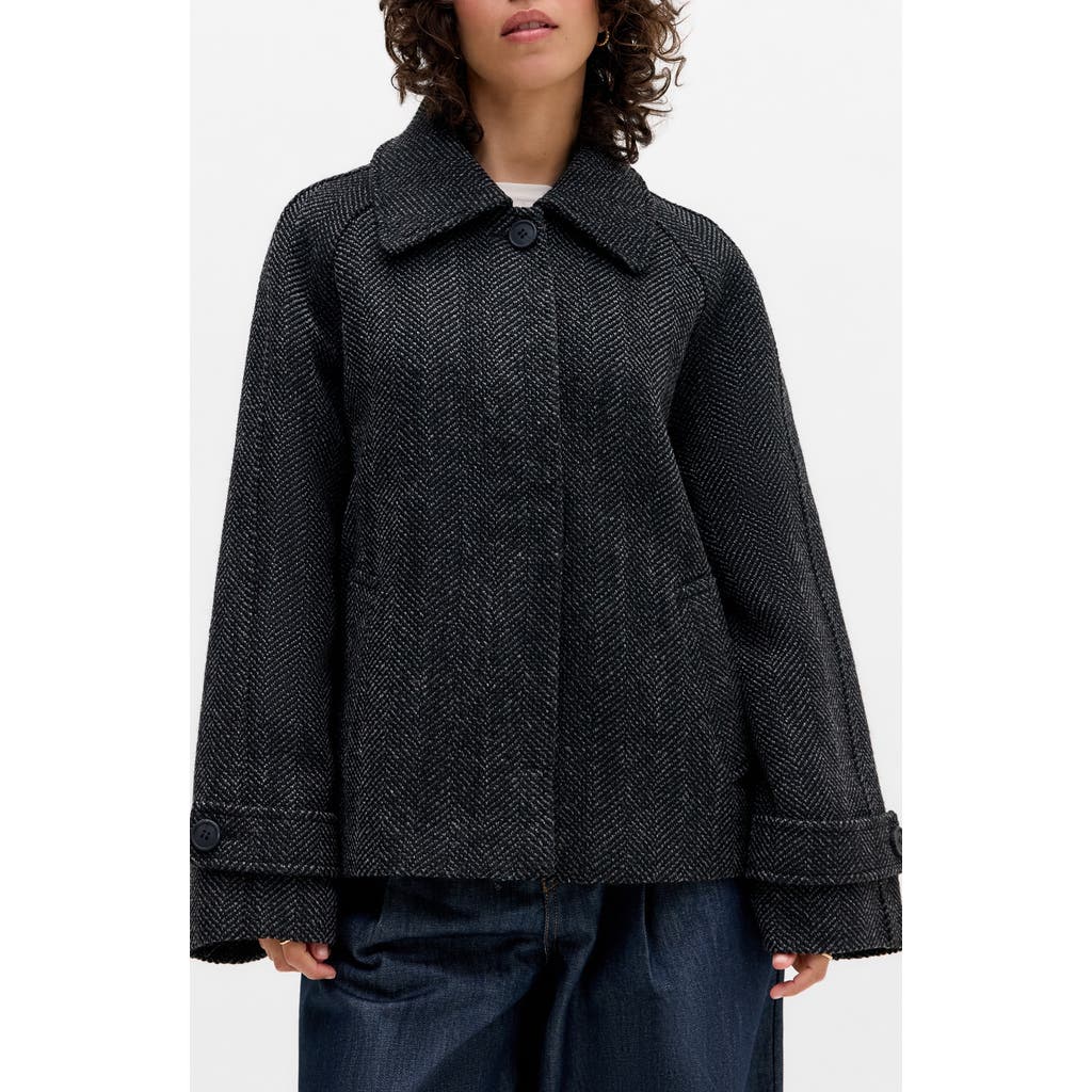Bdg Urban Outfitters Vienna Swing Coat In Gray