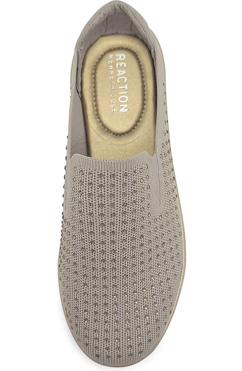 Reaction Kenneth Cole Bonnie Rhinestone Mule Sneaker, Alternate, color, Irish Cream Knit
