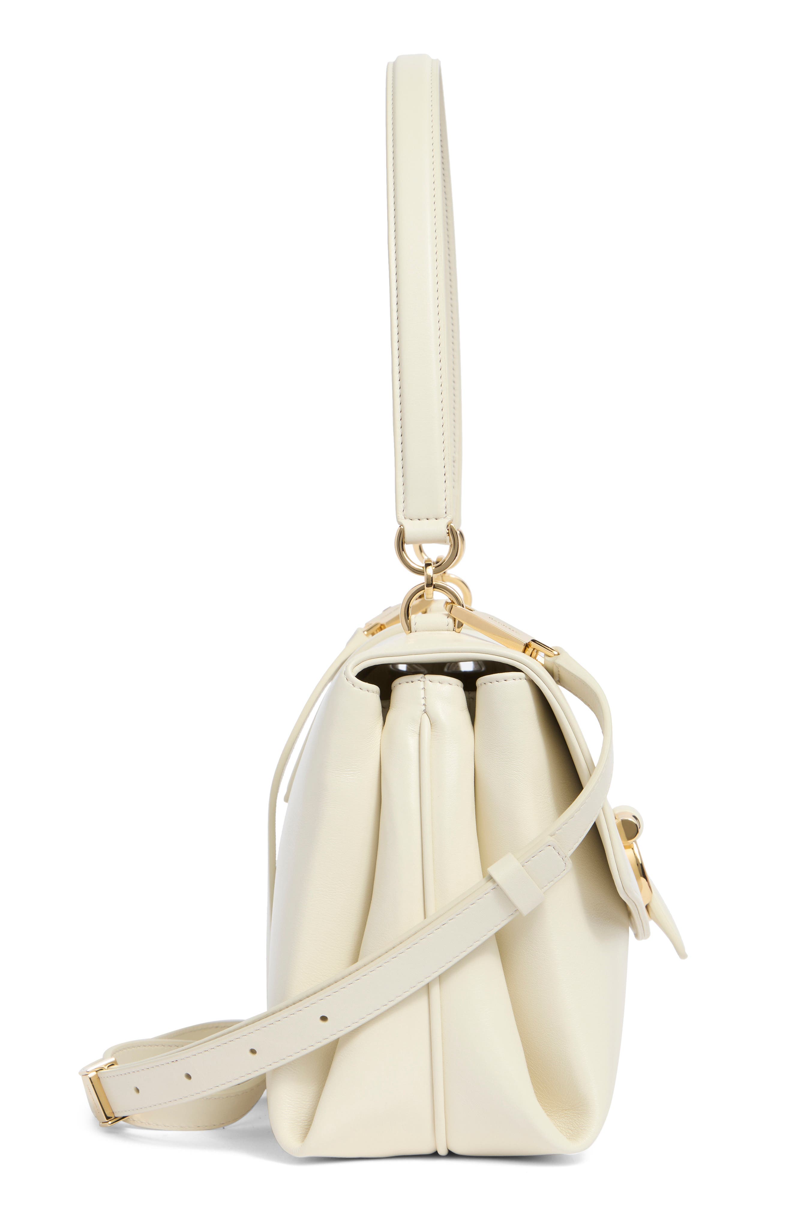 Женские сумки FERRAGAMO Medium Leather Top Handle Bag — фото 6