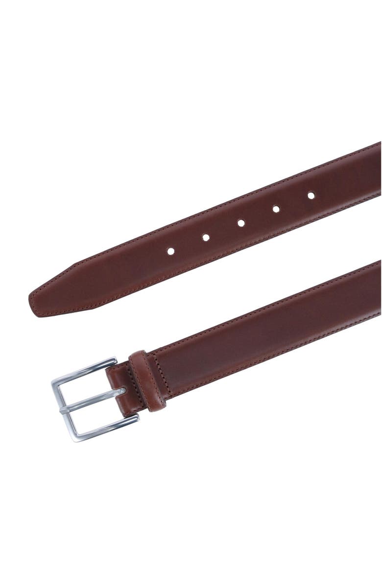 Orion Smooth Calfskin 35mm Dress Belt, Alternate, color, Brown