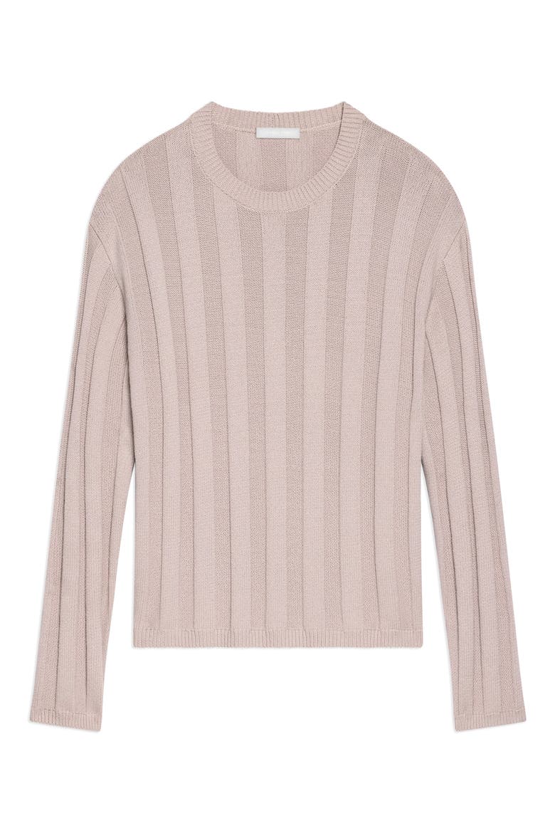 Oversize Ribbed Sweater, Alternate, color, PUTTY