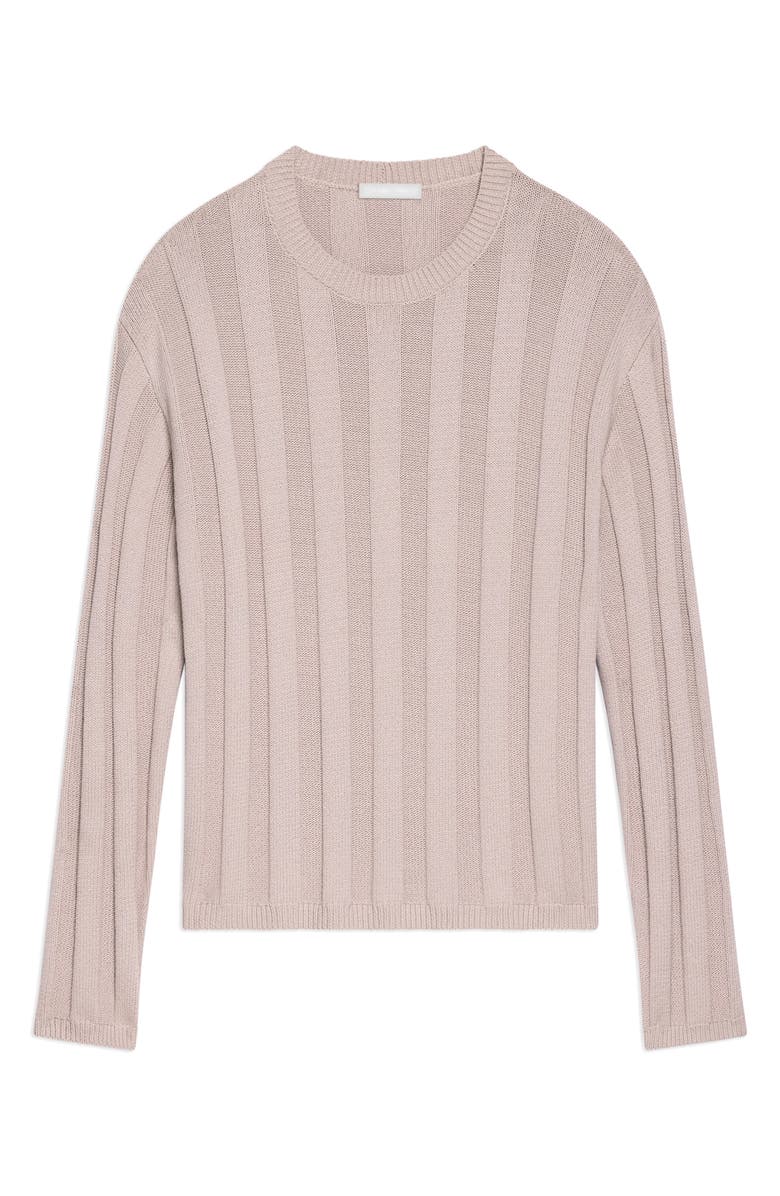Helmut Lang Oversize Ribbed Sweater, Alternate, color, Putty